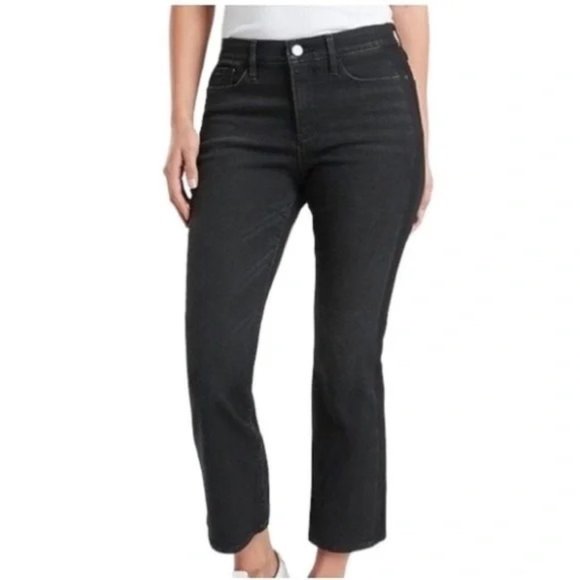 Athleta Jeans Athleta Sculptek Crop Kick Stretch High Rise Jeans In